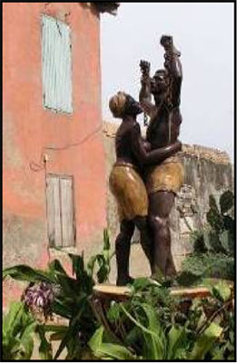 Monumento a la esclavitud en Goree